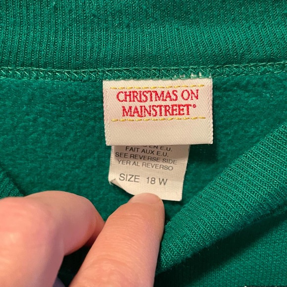 CHRISTMAS ON MAINSTREET|WOMENS SWEATER|‎ SIZE 18W - Picture 4 of 4